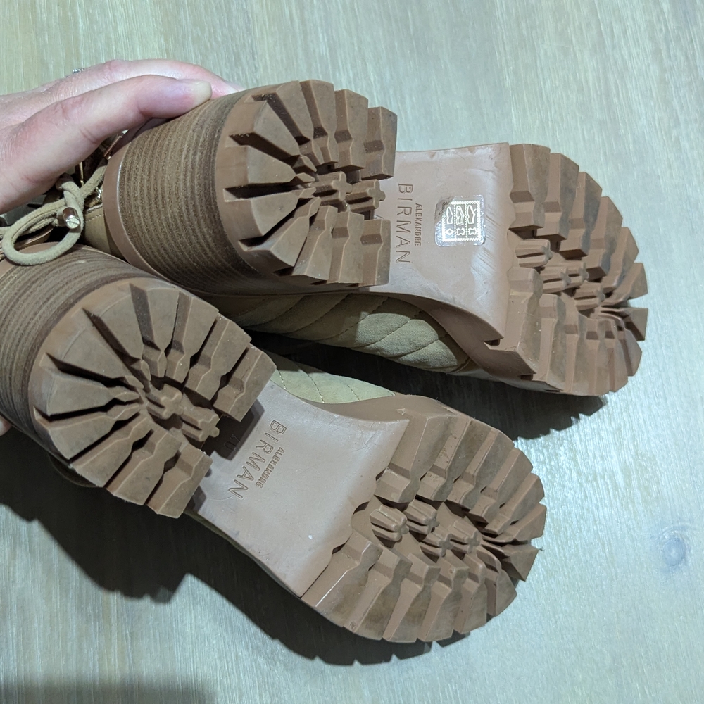 Alexandre Birman Tan Lace Up Boots Smooth Leather - Picture 4 of 6